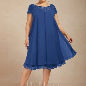 JJ's House Blue formal dress plus